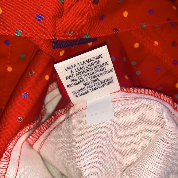 VINTAGE LIZ CLAIBORNE LIZSPORT HIGH WAIST POLKA DOT SHORTS - Picture 14 of 15